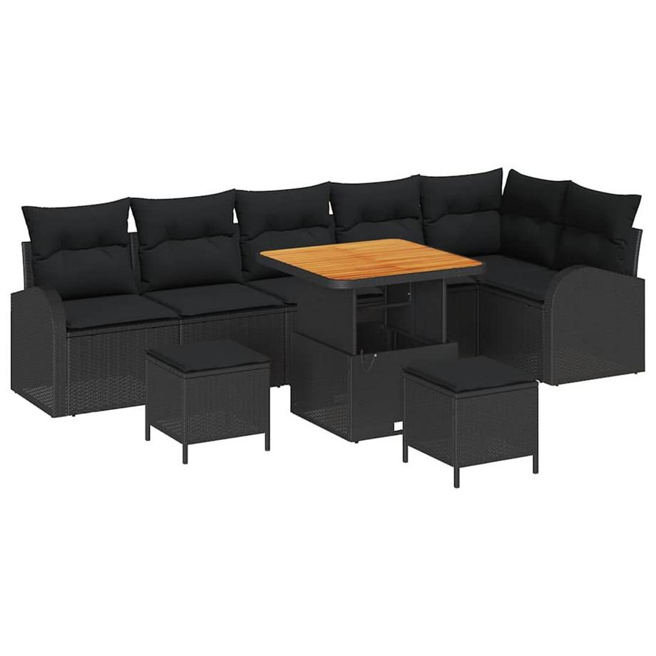 VidaXL Garten-sofa poly-rattan  