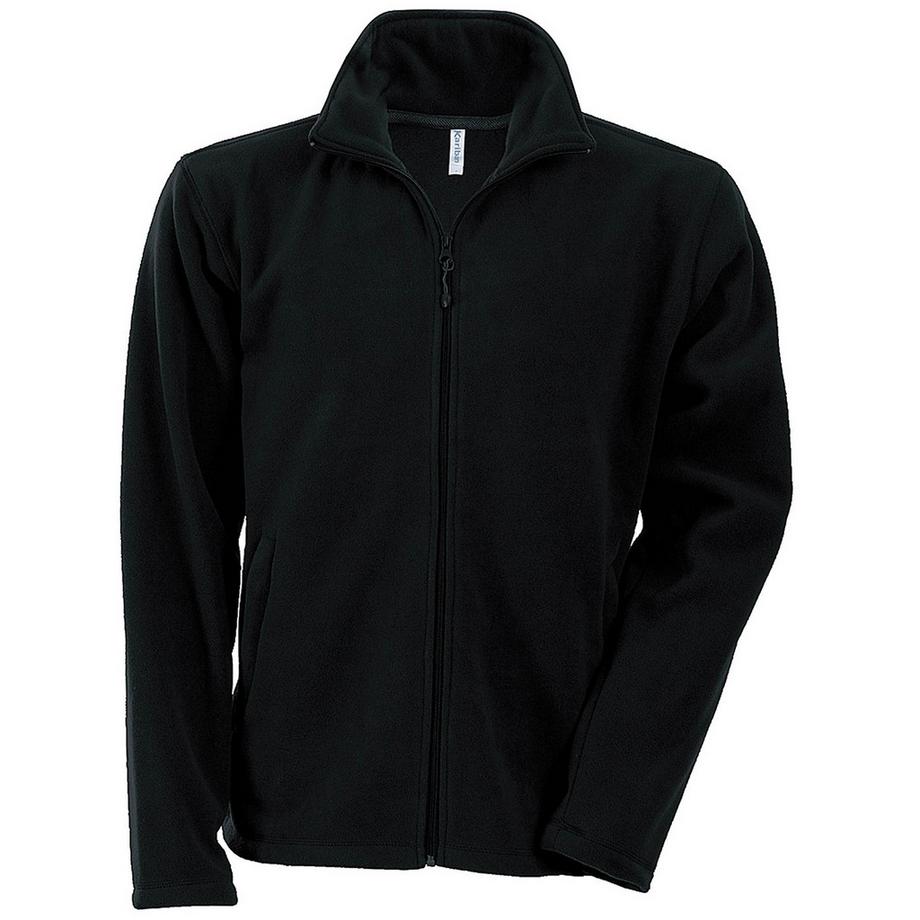 Antipillingfleecejacke Mit Durchgehendem Reißverschluss