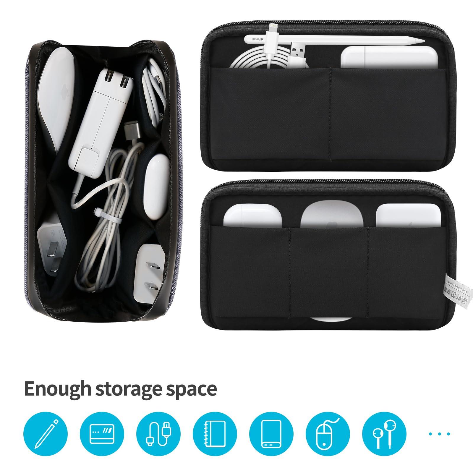 Only-bags.store  Sac organisateur de câbles ,Organisateur de câbles étanche pour le voyage Organisateur électronique en déplacement pour USB 