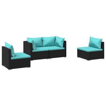 set lounge giardino Polirattan