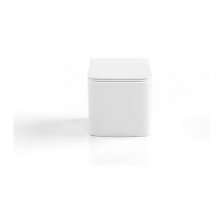 Vente-unique Wand-WC aus Keramik ohne Flansch - Weiß - CLEMONA  