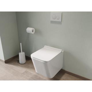 Vente-unique Wand-WC aus Keramik ohne Flansch - Weiß - CLEMONA  