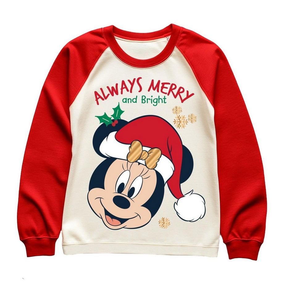 Disney Always Merry And Bright Weihnachtliches Design Langer Pyjama  