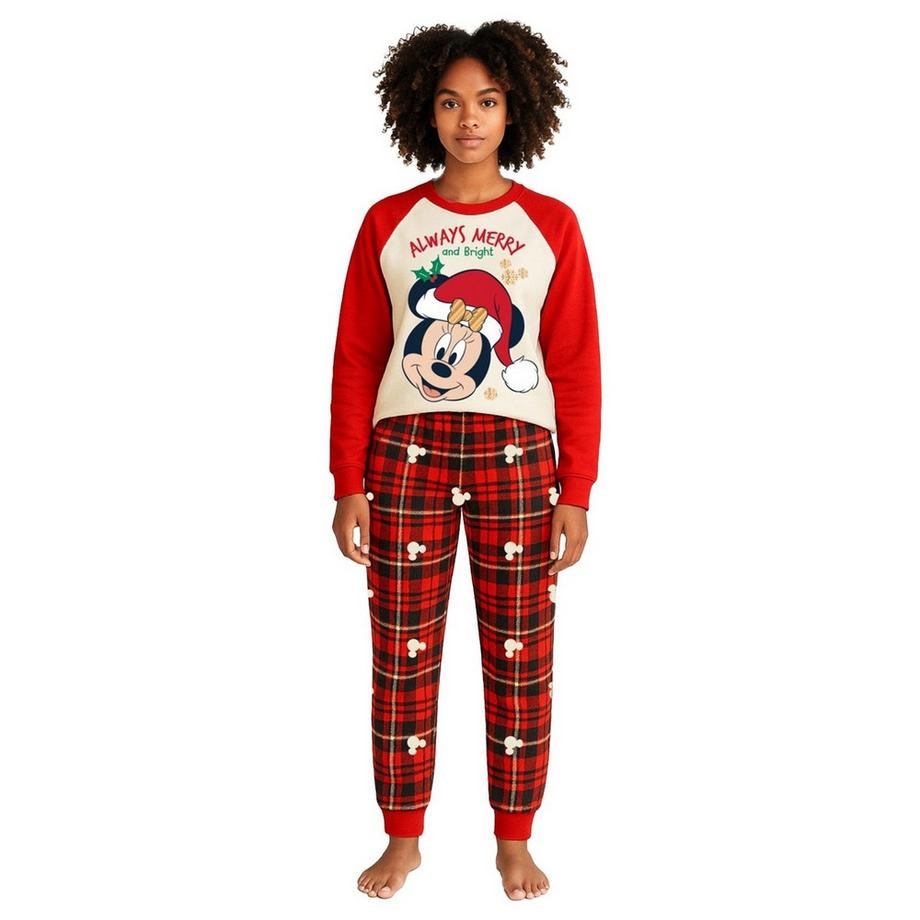 Disney Always Merry And Bright Weihnachtliches Design Langer Pyjama  