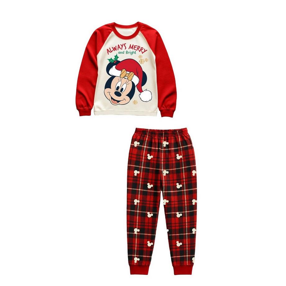 Always Merry And Bright Schlafanzug mit langer Hose  , weihnachtliches Design