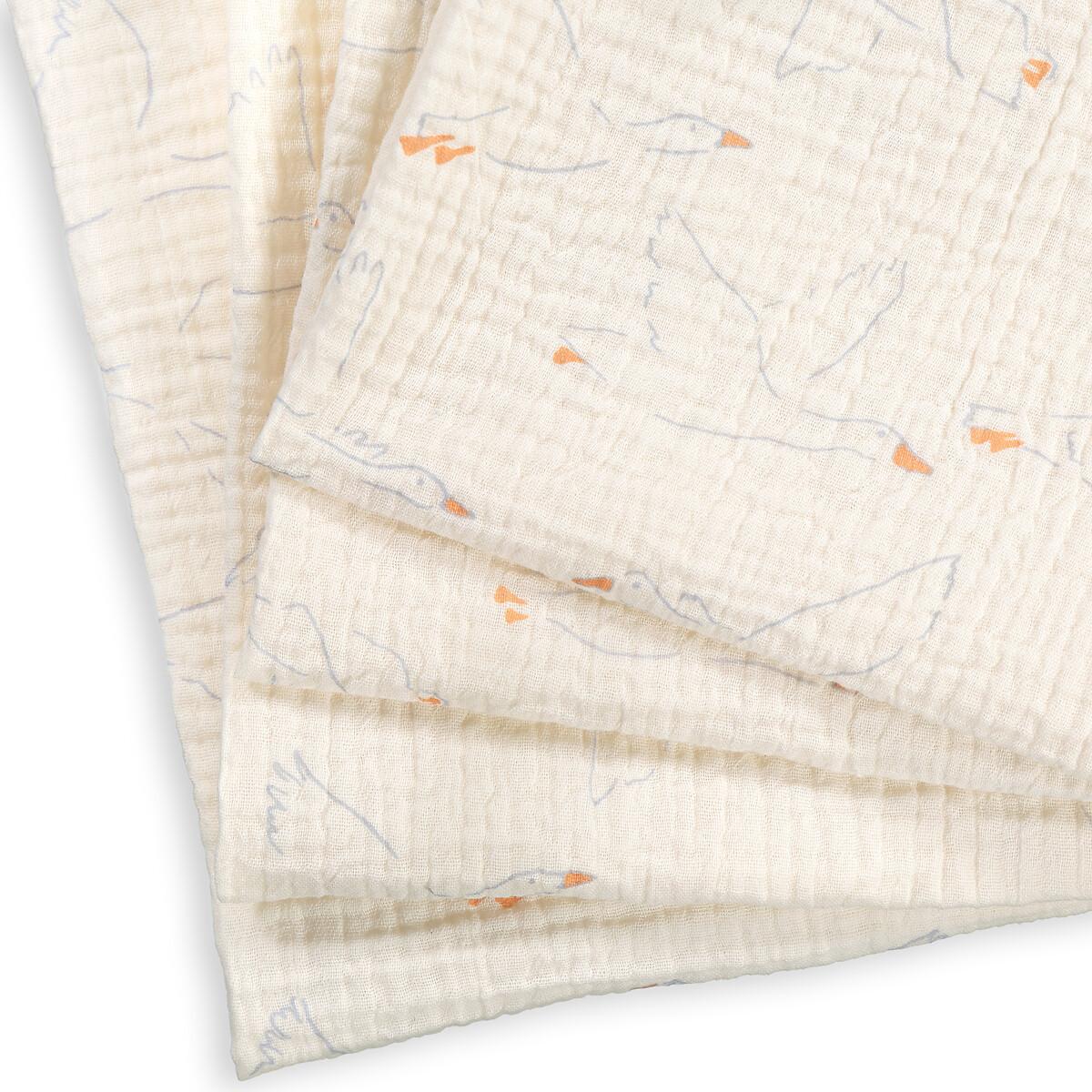 La Redoute Intérieurs  Lot de 4 langes gaze de coton 