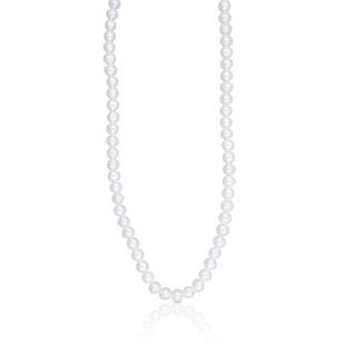 MUAU Schmuck  Collier Silber 925 Süsswasserperle 6-6.5mm 