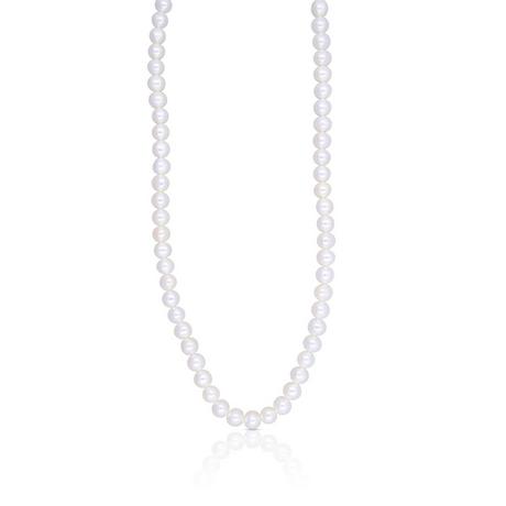 MUAU Schmuck  Collier Silber 925 Süsswasserperle 6-6.5mm 