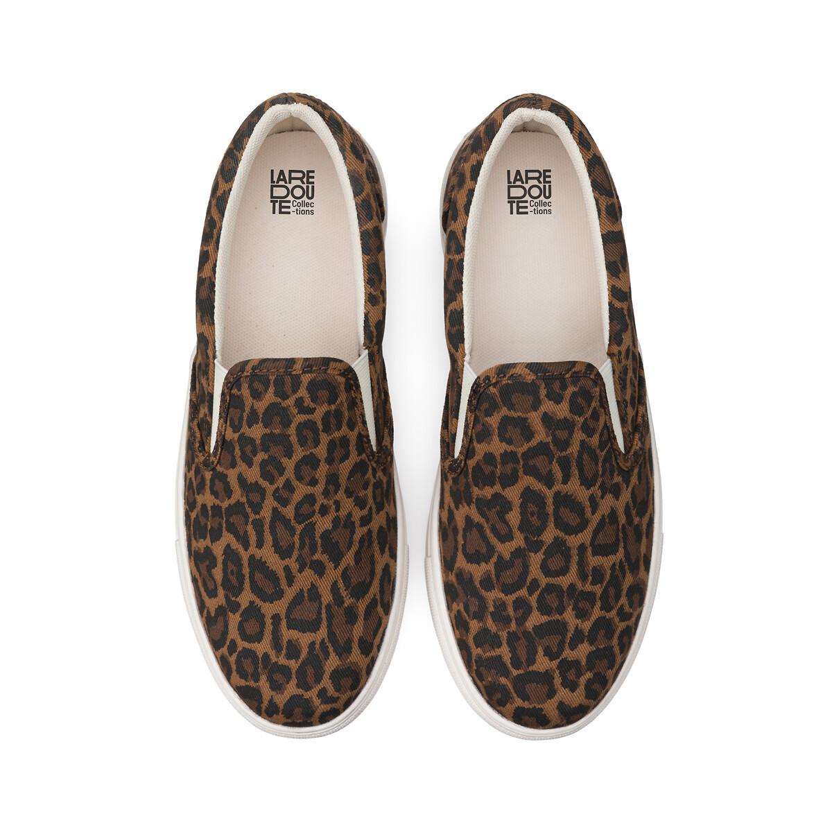 La Redoute Collections  Slip-on-Sneakers mit Leopardenmuster 