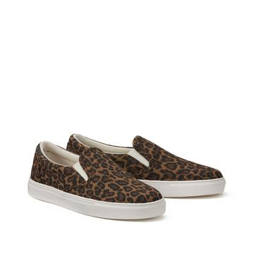 Slip-on-Sneakers mit Leopardenmuster