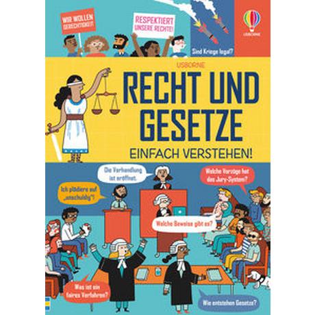 Recht und Gesetze - einfach verstehen! Bryan, Lara; Hall, Rose; Bustos, Miguel (Illustrationen); Wray, Anna (Illustrationen) Copertina rigida 