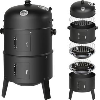 Tectake barbecue affumicatore 3 in 1  