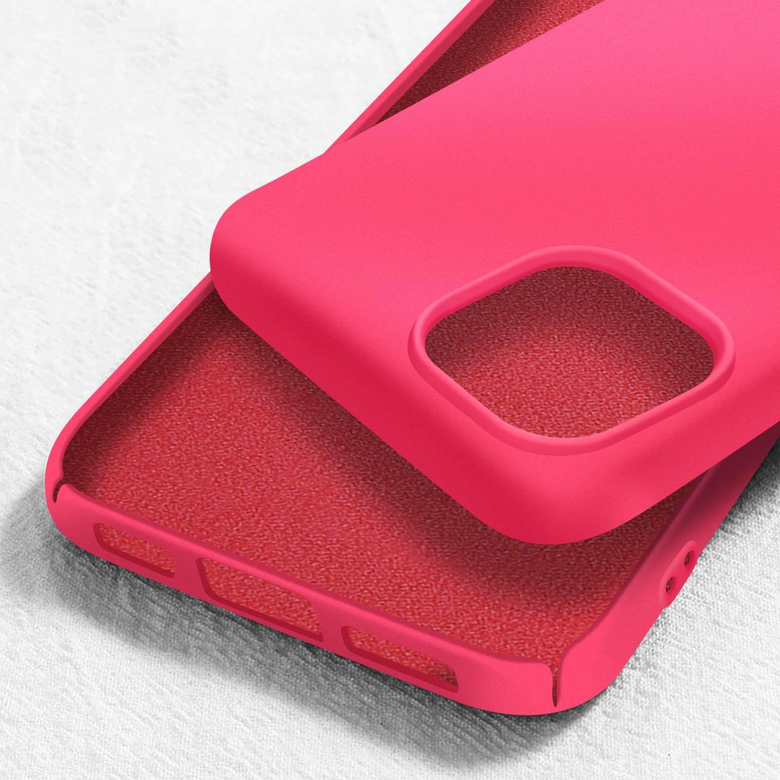 Avizar  Cover iPhone 15 Plus soft-touch fucsia 