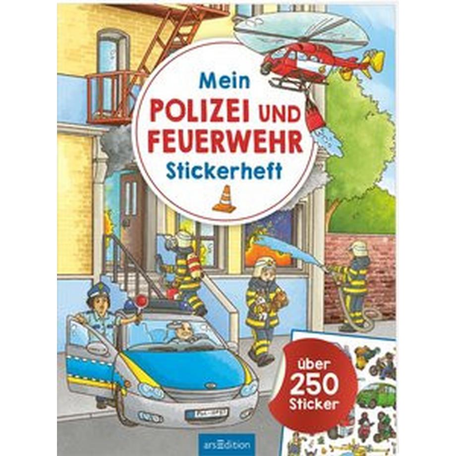 ARS EDITION  Mein Polizei- und Feuerwehr-Stickerheft 