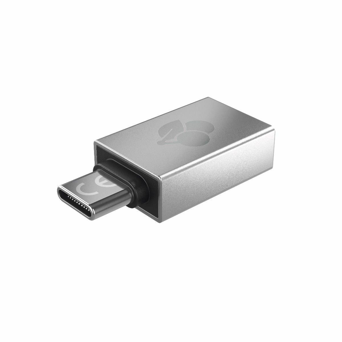 Cherry  CHERRY 61710036 changeur de genre de câble USB-A USB-C Argent 