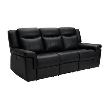 Relaxsofa elektrisch 3Sitzer Leder KENNETH