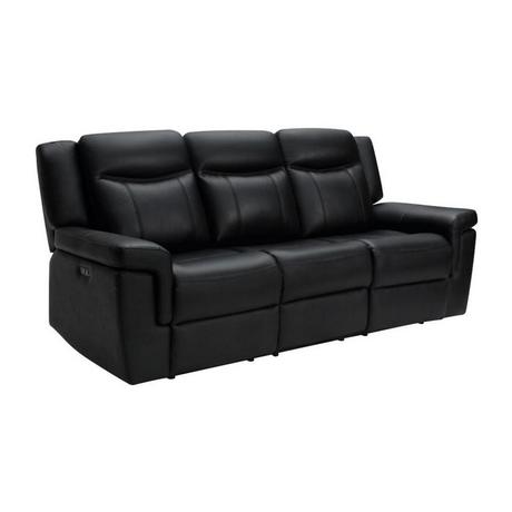 Vente-unique Relaxsofa elektrisch 3Sitzer Leder KENNETH  