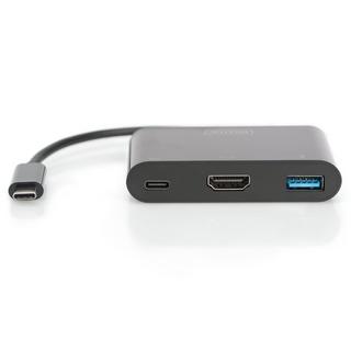 Digitus  Adaptateur multi-ports USB Type-C™ HDMI, 3 ports 