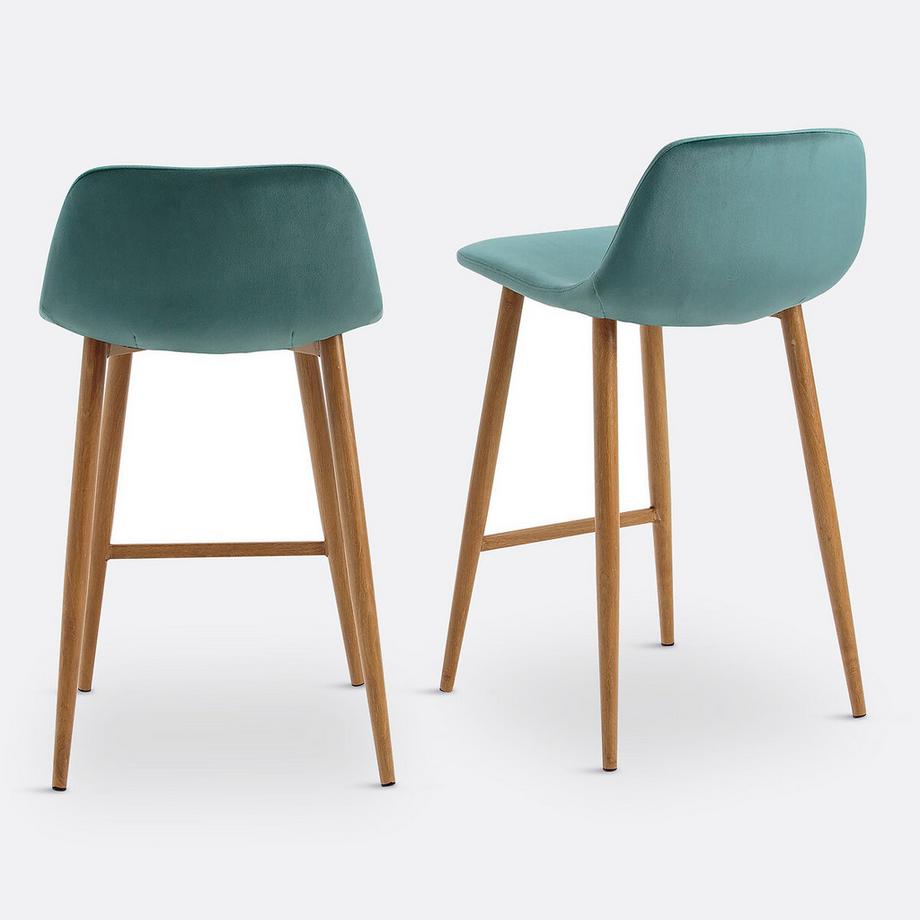 La Redoute Intérieurs Lot de 2 chaises de bar mi-hauteur Lavergne  