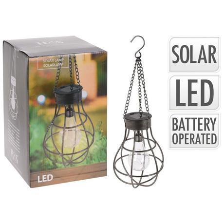 ProGarden Lampe solaire métal  