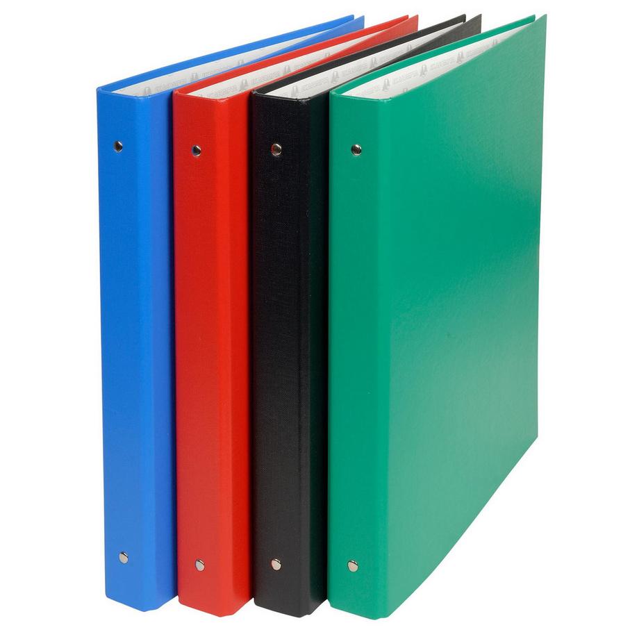 Classeur rembordé PVC 4 anneaux 30mm - A4 maxi 24x32cm - x 10