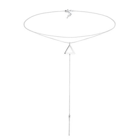 Elli  Collier Femmes Choker Chaîne En Y Triangle Look Géo 