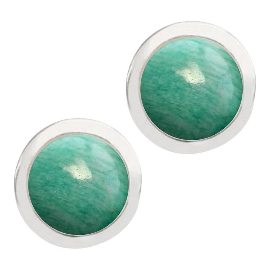 Boucles d'oreilles Amazonite "Pure"