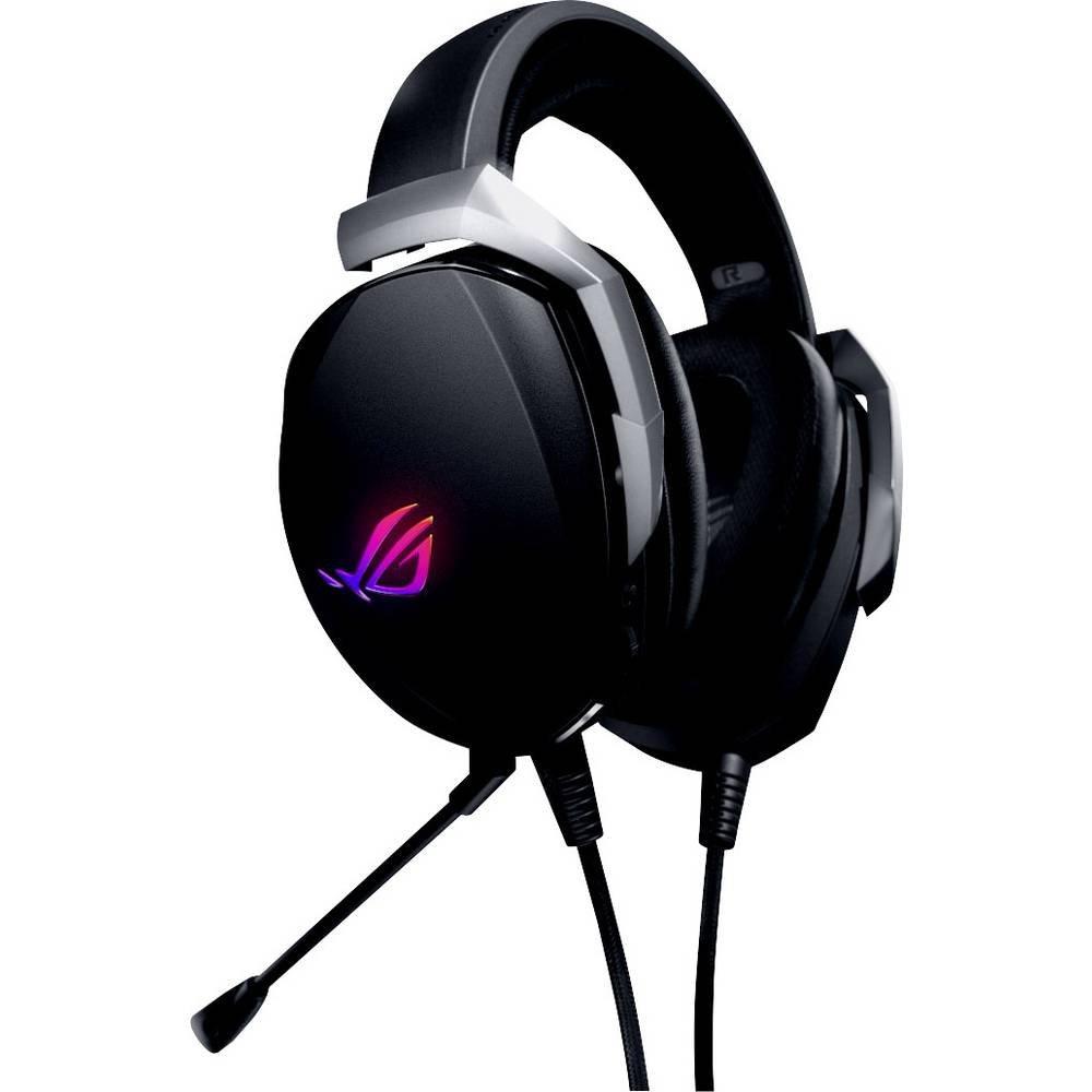 ASUS  ROG Theta 7.1 Gaming Over Ear Headset kabelgebunden 7.1 Surround Schwarz Mikrofon-Rauschunterdrückung Lautstärkere 