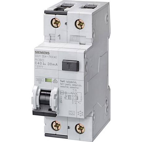 Siemens  Disjoncteur différentiel type A PSE/SSF IFN 30 mA, 10 kA, C 10A 