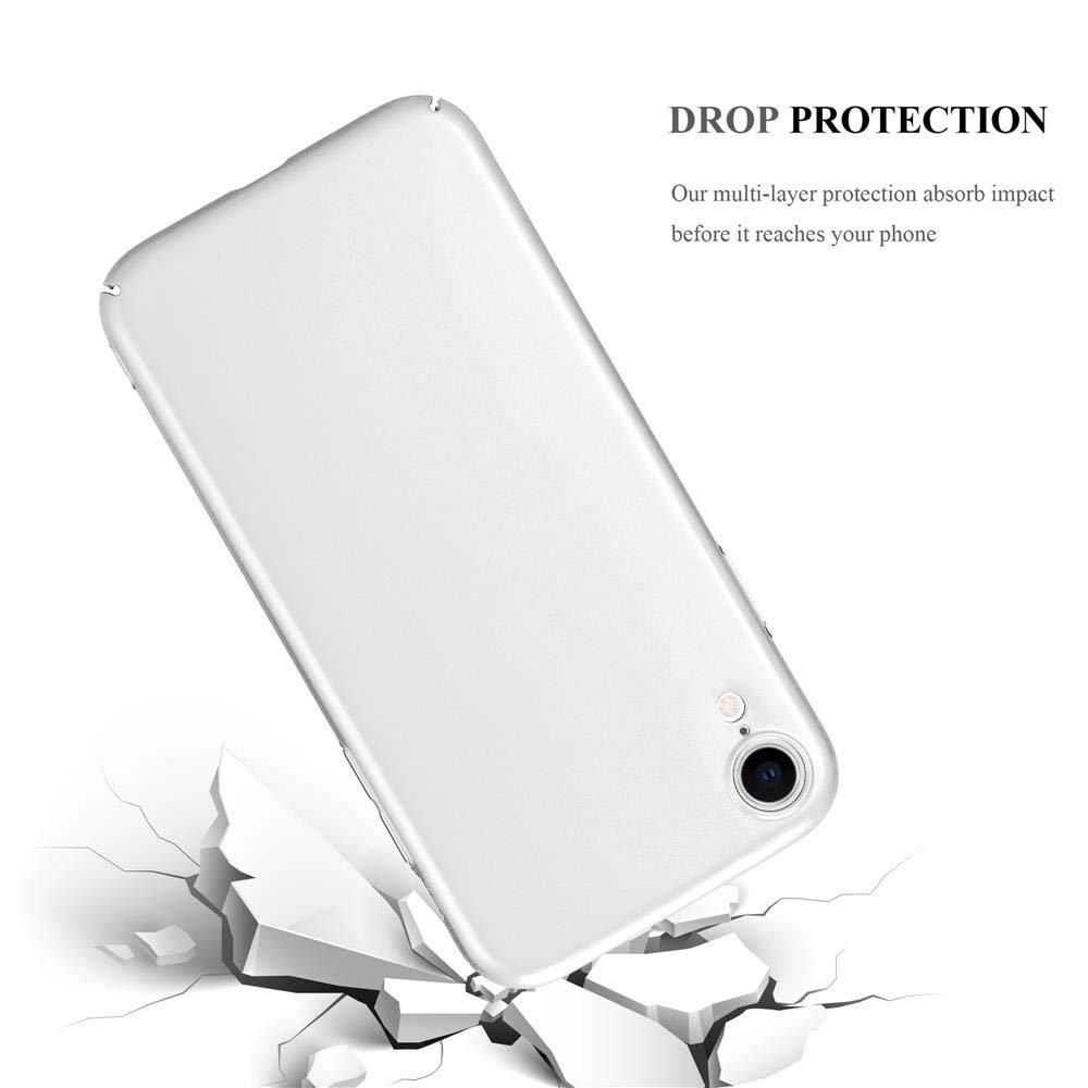 Cadorabo  Hülle für Apple iPhone XR Hard Case in Metall Optik 