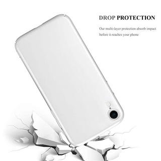 Cadorabo  Housse compatible avec Apple iPhone XR - Hard Case Coque de protection d'aspect métallique contre les rayures et les chocs 