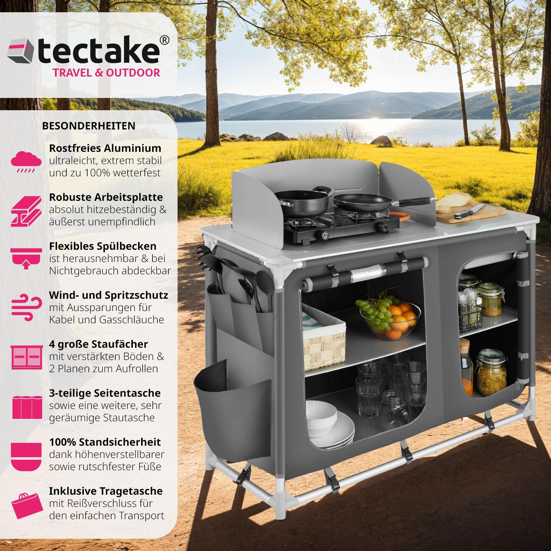 Tectake  Cuisine de camping 