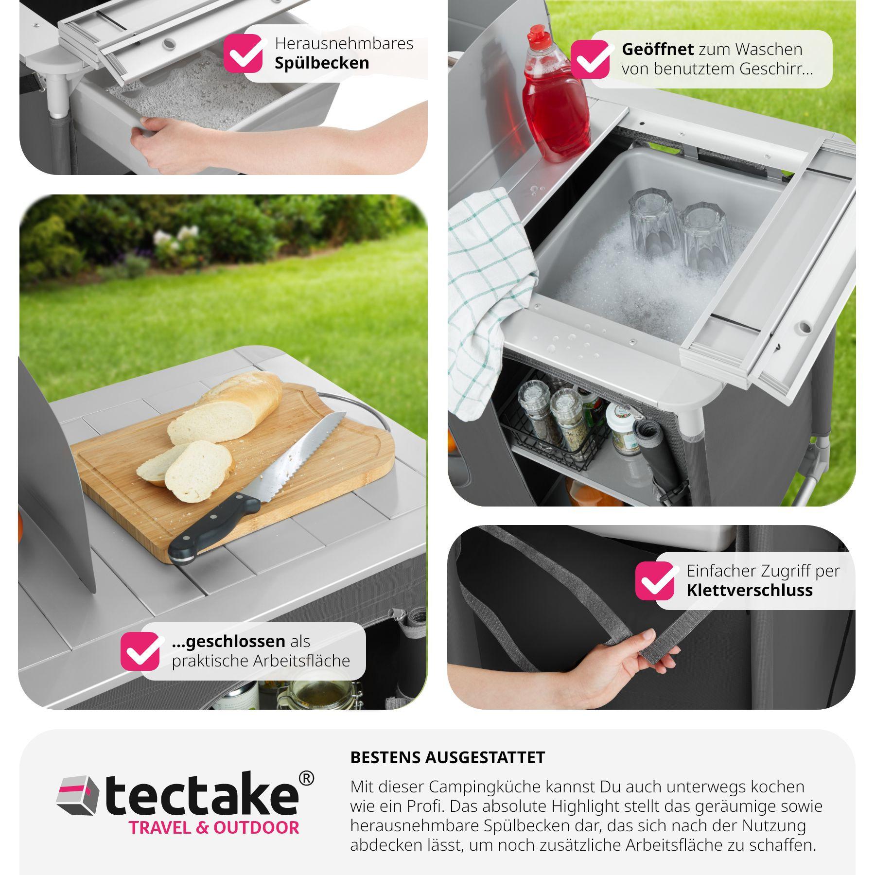 Tectake  Cuisine de camping 