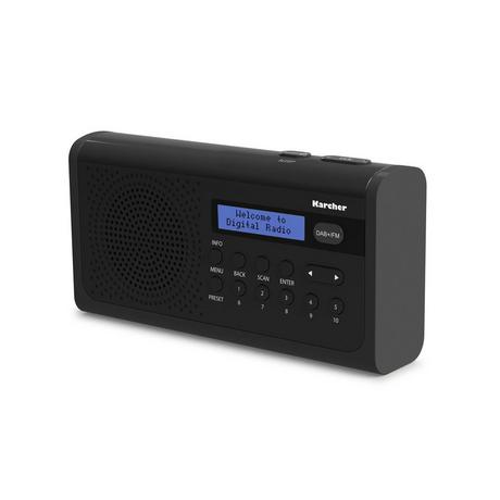 Karcher  Karcher AG DAB 2405 Radio Persönlich Analog & Digital Schwarz 