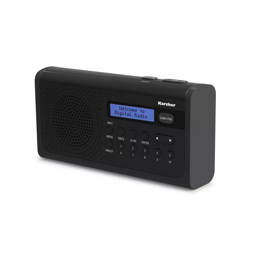 Karcher DAB 2405 tragbares Radio mit DAB+/FM-Radio