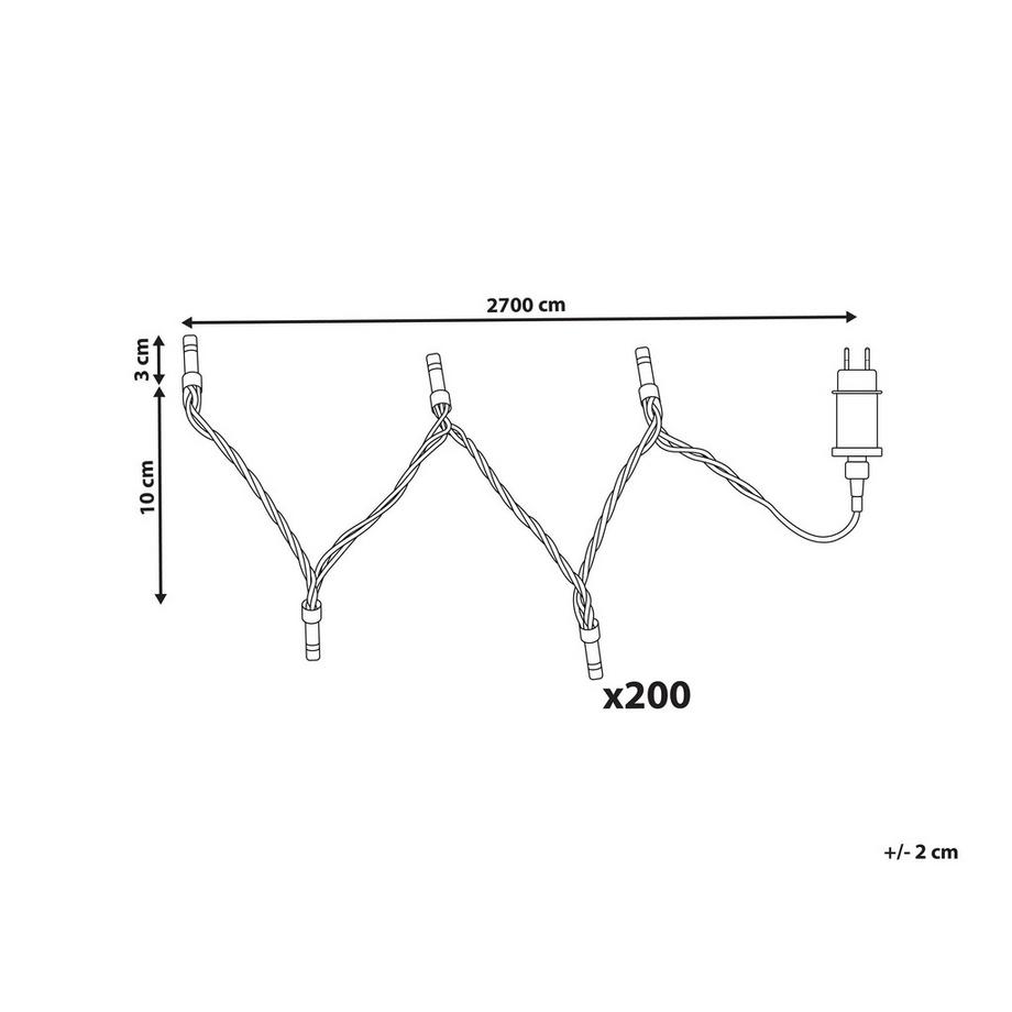 Beliani  Lichterkette aus PVC IGALIKU 