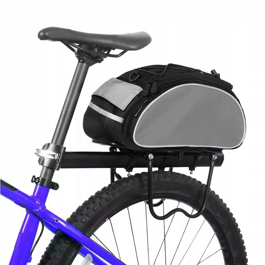 Northio  Schwarze Fahrradtasche mit Reflex - 13 l 