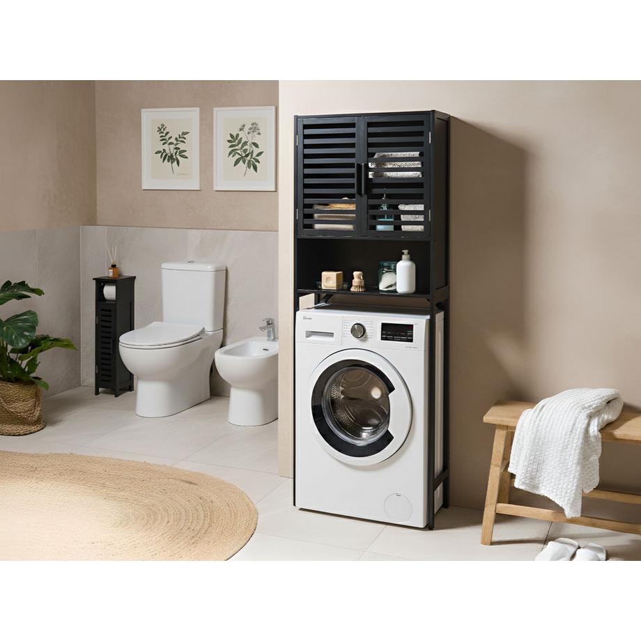 Beliani Armadietto da bagno en Legno di bambù Rustico OKARCHE  