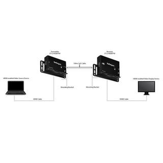 STARTECH.COM  StarTech.com Extender HDMI su CAT5e / CAT6 100 m - HDMI su CAT5e - HDBaseT Extender - 4K 30Hz - HDMI Video Extender 