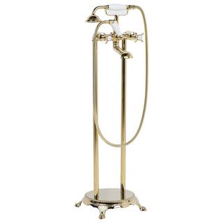 Beliani Rubinetteria per vasca da bagno freestanding en Ottone Glamour HEBBE  