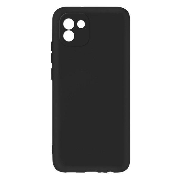 Avizar  Coque Samsung Galaxy A03 Soft touch Noir 