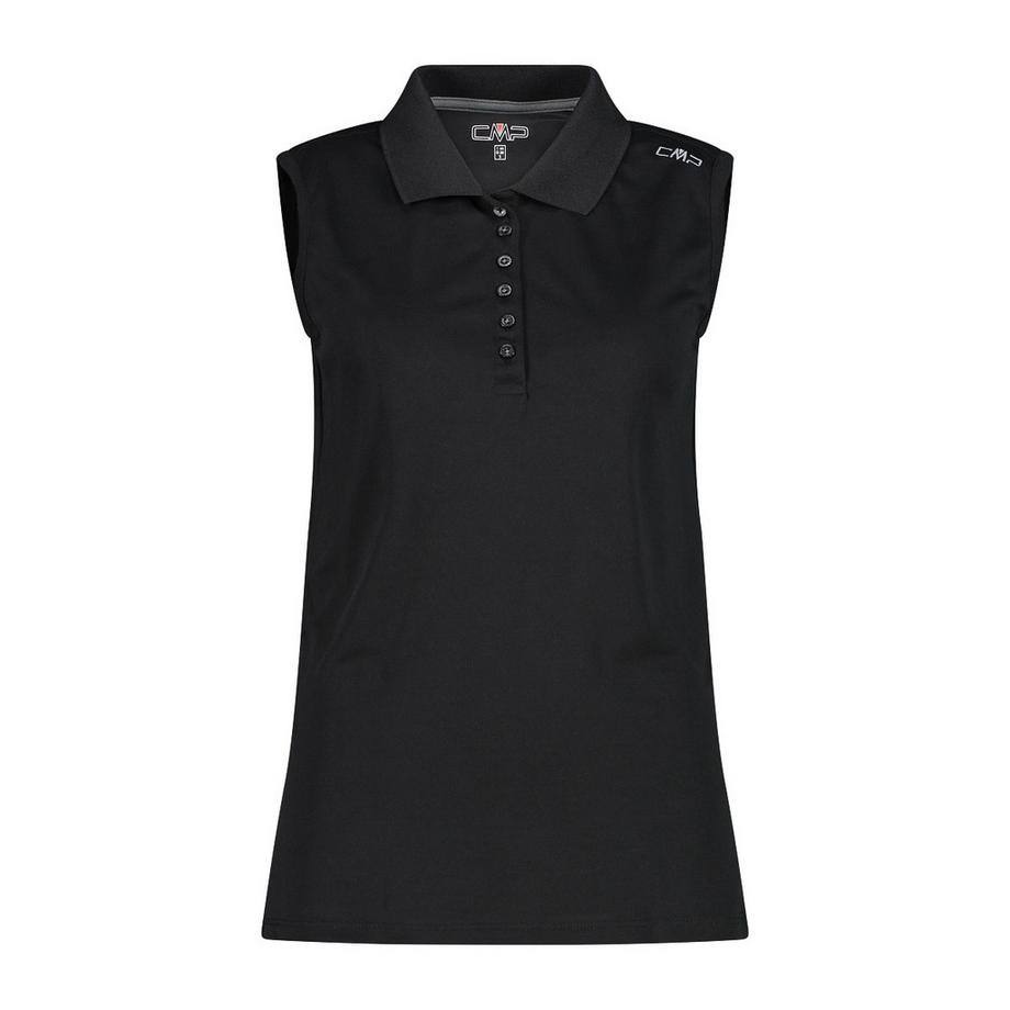 ärmelloses poloshirt, damen