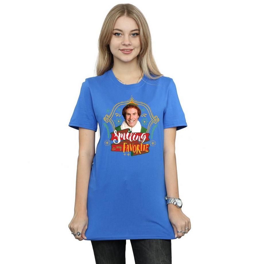 Elf Smiling Is My Favorite T-Shirt  
