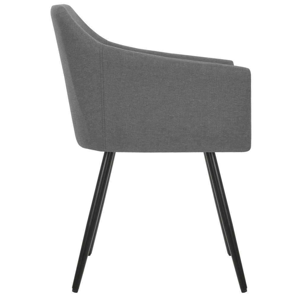 VidaXL Chaise de salle à manger tissu  