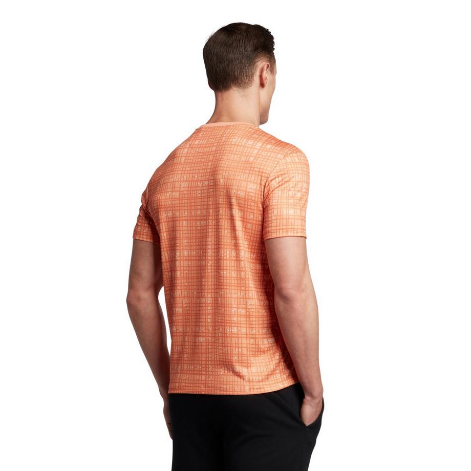 LYLE & SCOTT Grid Muster T-Shirt  