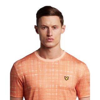 LYLE & SCOTT Grid Muster T-Shirt  