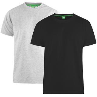 Duke  Fenton Kingsize Round Neck Tshirts (Pack Of 2) 