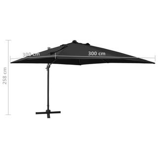 VidaXL Parasol de jardin en porte-à-faux  