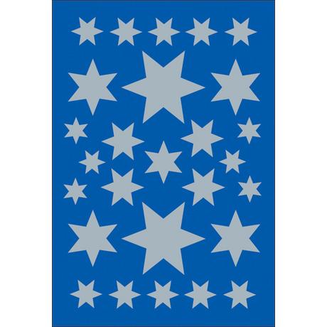 HERMA HERMA Sterne-Etiketten 10-35mm 3928 silber 3 Stück  