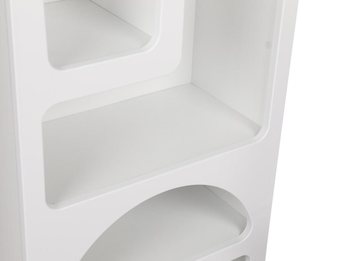 Vente-unique  Etagère avec 5 niches - Blanc - LUELA 